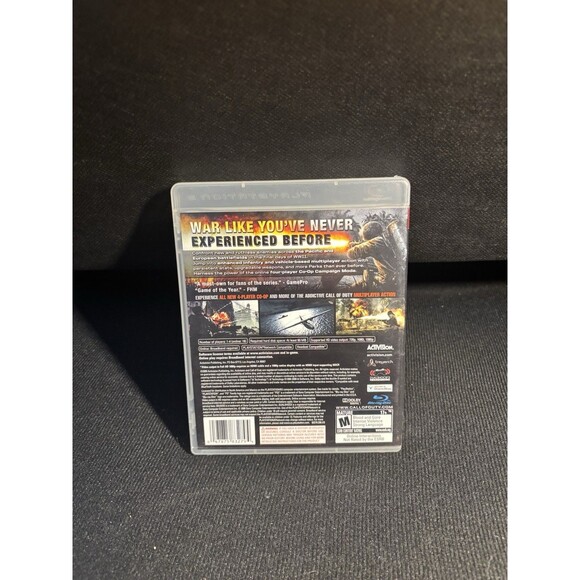 Call of Duty World at War PlayStation 3 PS3 Complete CIB Activision - Picture 3 of 3